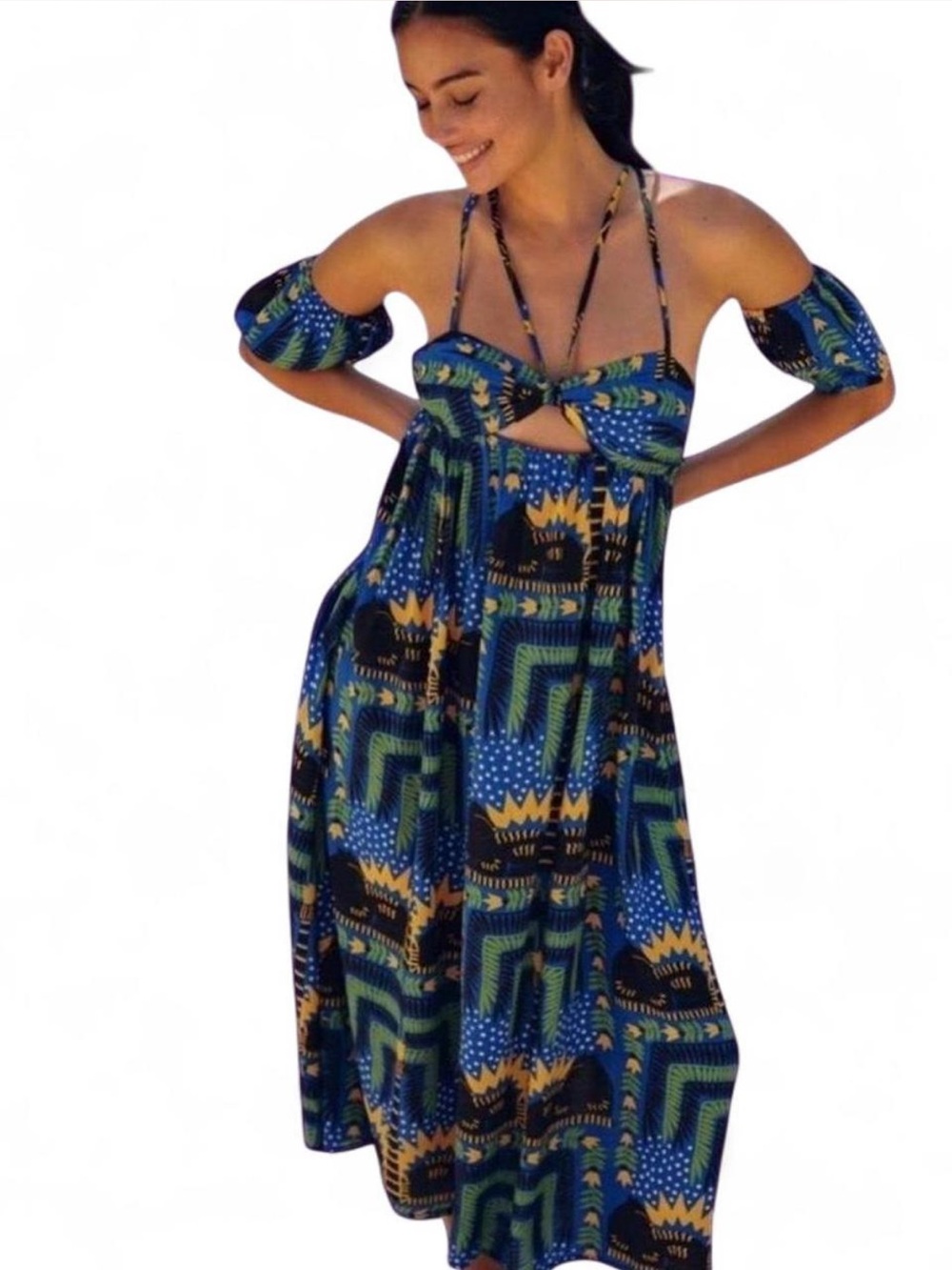 NWT! ANTHROPOLOGIE João Incerti Strappy Maxi Dress